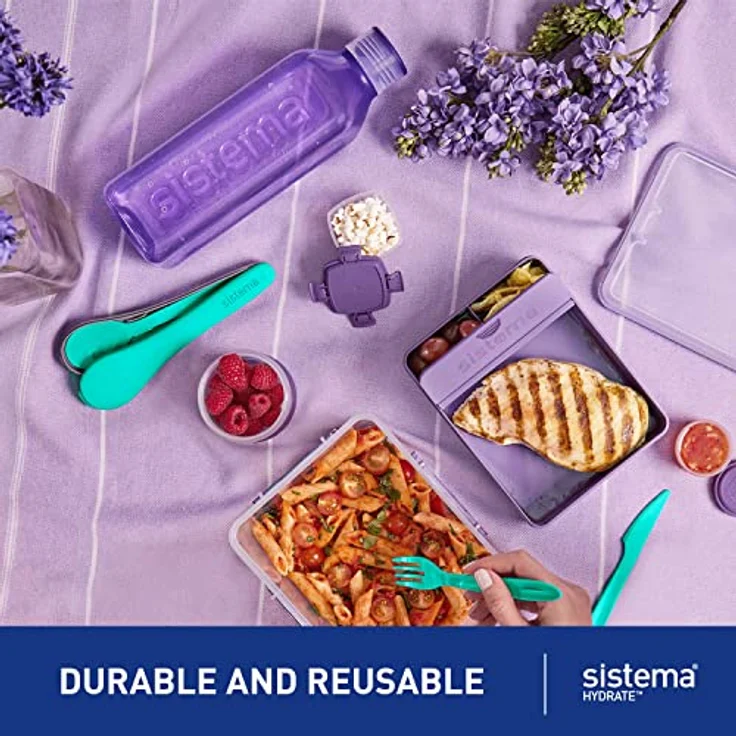 Sistema quadratische Flasche, 475 ml, Sortiert – Bild 4