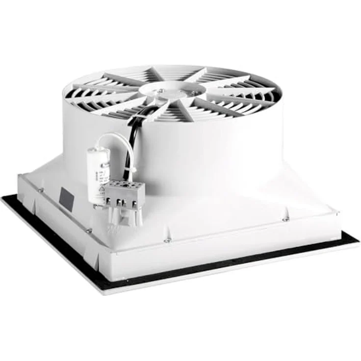 Elmeko Belüftungsventilator LV 700 230V AC Filterlüfter 230 V/AC 175 W (B x H x T) 323 x 323 x 168.5mm, weiß – Bild 2