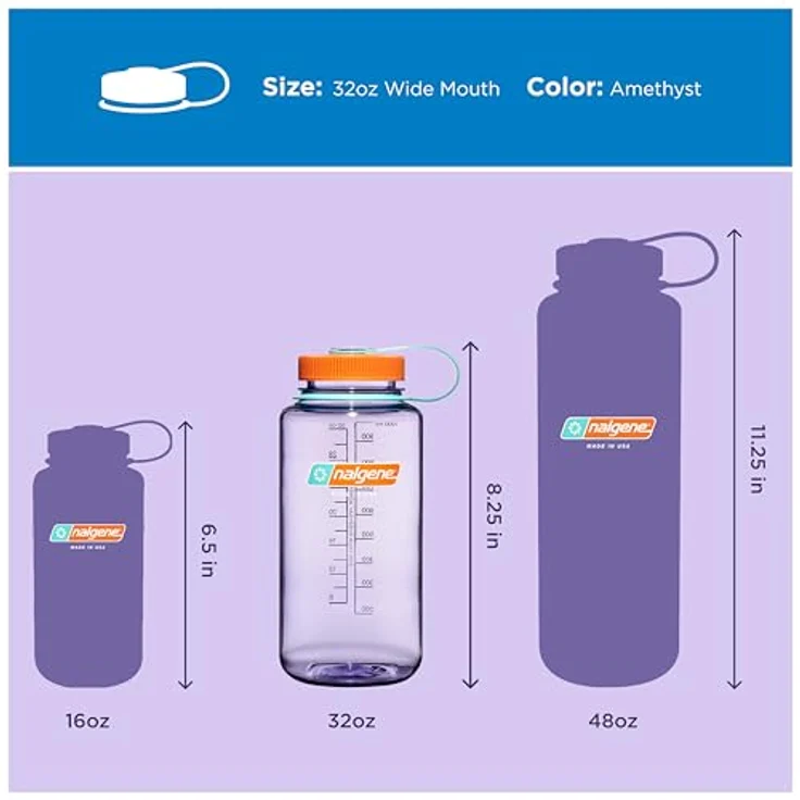 Nalgene Trinkflasche 'WH Sustain', 1 L amethyst – Bild 6