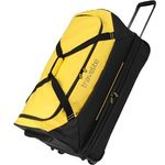 Travelite Basics, Koffer, Gelb, geräumig mit 98 l, wasserabweisend, arretierbarer Griff und Rollen