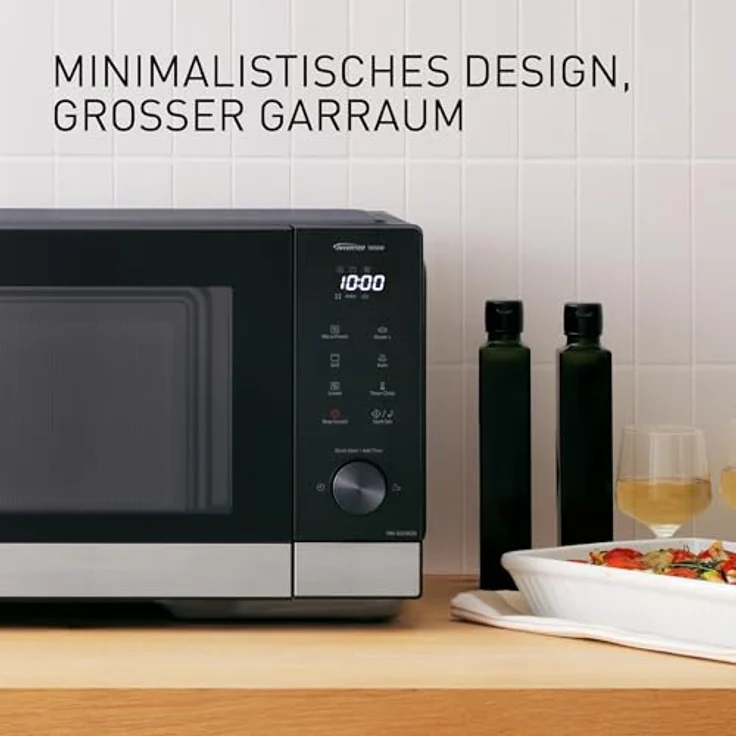 Panasonic NN-GD38QSEPG, Mikrowelle mit Grillfunktion, 29 l, Inverter Technologie, inkl. 4-in-1 Dampf + Topf – Bild 11