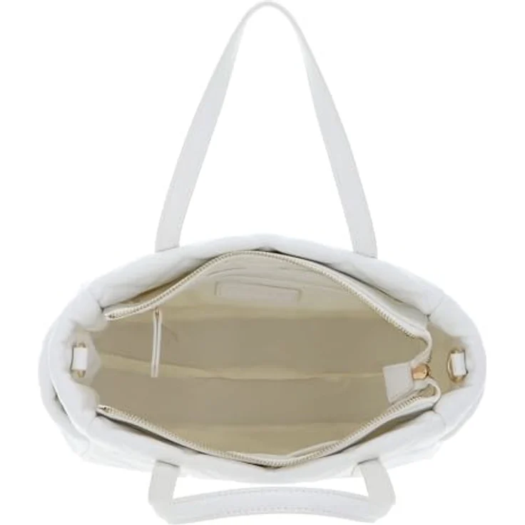 VALENTINO BAGS Ocarina Shopper Shopping Bag, gesteppte Einkaufstasche in Bianco, 34 cm x 22 cm x 13 cm, mit abnehmbarem Schulterriemen, nachhaltigen Materialien und großzügigem Stauraum – Bild 5