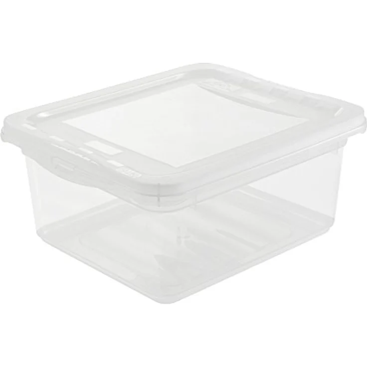 keeeper Aufbewahrungsbox mit Air Control System, 19,5 x 16,5 x 8,5 cm, 1,7 l, Bea, Transparent – Bild 1