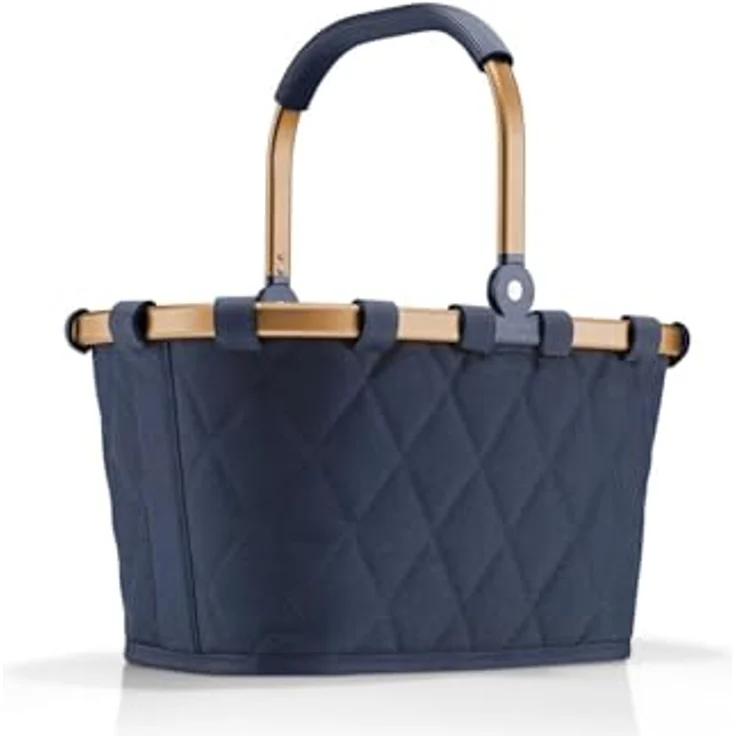 reisenthel Carrybag Shopper Tasche, 33.5 cm x 19.5 cm x 21 cm, 100% Polyester, blau – Bild 4