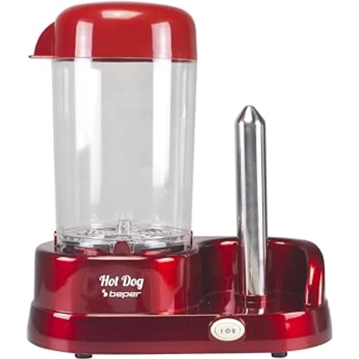 BEPER P101CUD501 Hot Dog Maschine, ABS, Rot – Bild 2