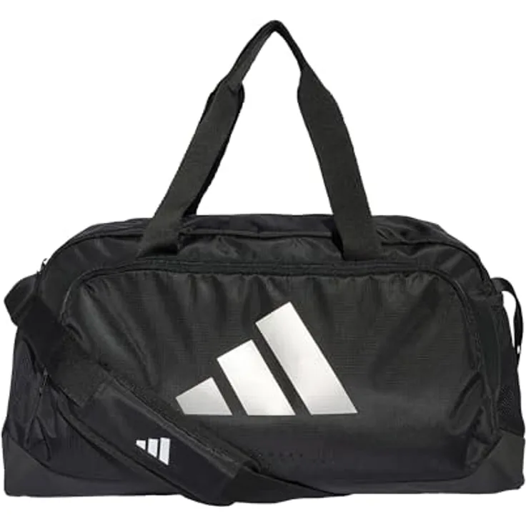 adidas Performance DEF GYM BAG S, Sporttasche mit großzügigem Hauptfach und Reißverschlusstasche, schwarz