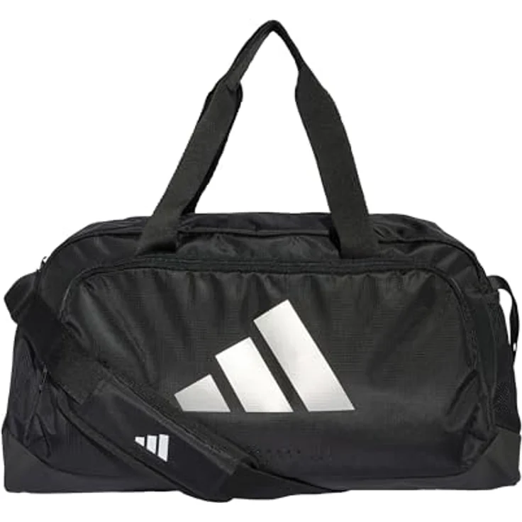 adidas Performance DEF GYM BAG S, Sporttasche mit großzügigem Hauptfach und Reißverschlusstasche, schwarz – Bild 1