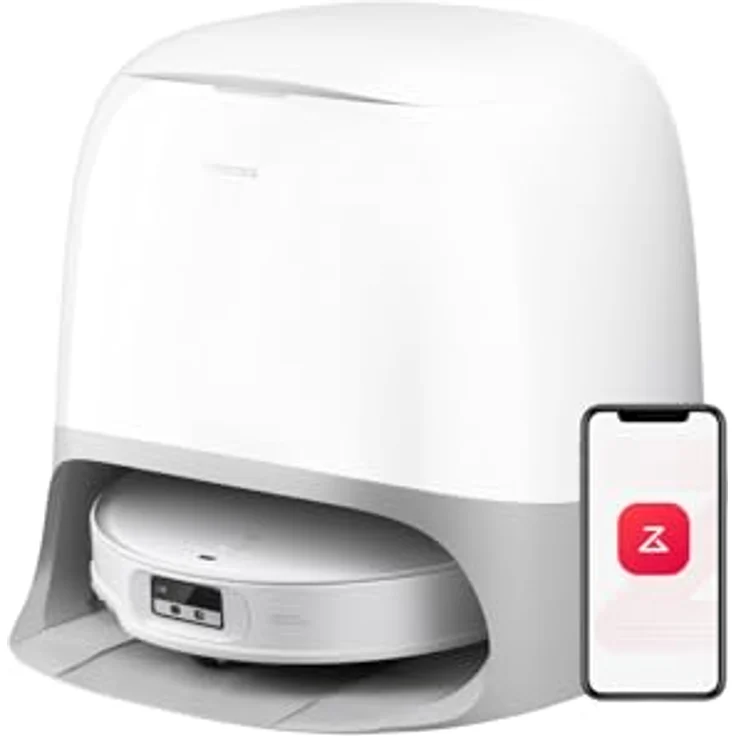 Roborock Qrevo Curv X, Saugroboter mit 18.500 Pa Saugkraft, Anti-Tangle-System, Adaptlift-Fahrwerk, Multifunktions-Dock 3.0, mit Beutel – Bild 2