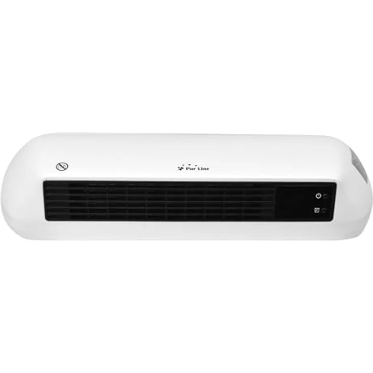 PUR LINE 2000 Watt Keramik-Wandheizung HOTI M55 mit Energiespartechnologie, modernem Design und Fernbedienung - weiß – Bild 4