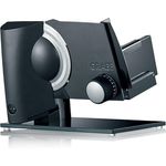 Graef Allesschneider S 32116 Multicut Plus - Allesschneider - schwarz, 200 W - mit hochwertigem Wellenschliffmesser und Schnittstärkeeinstellung bis 20 mm