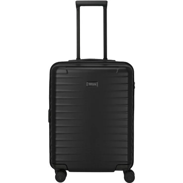 Titan Upgrade Kabinentrolley S, 55 cm, 4 Rollen, 100% Polycarbonat, schwarz