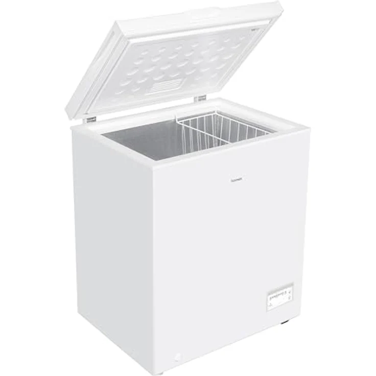 homeX FT1125-W Gefriertruhe, 142 L Nutzinhalt, Super-Frost-Funktion, 4-Sterne-Gefrierraum, Weiß – Bild 1