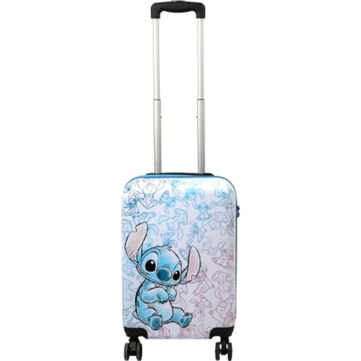 UNDERCOVER Kinderkoffer Stitch, 59 cm, 4 Rollen, mit TSA-Zahlenschloss, Polycarbonate Trolley in blau – Bild 4