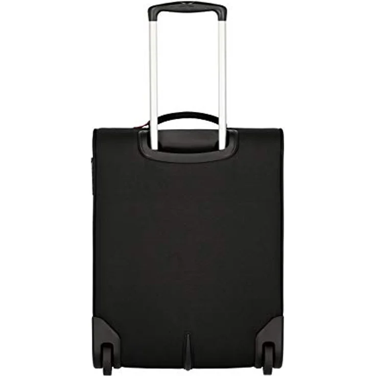 travelite 2 Rad Handgepäck Koffer mit Schloss erfüllt IATA Bordgepäck Maß, Gepäck Serie CABIN: Kompakter Weichgepäck Trolley, 52 cm, 39 Liter, Schwarz – Bild 3