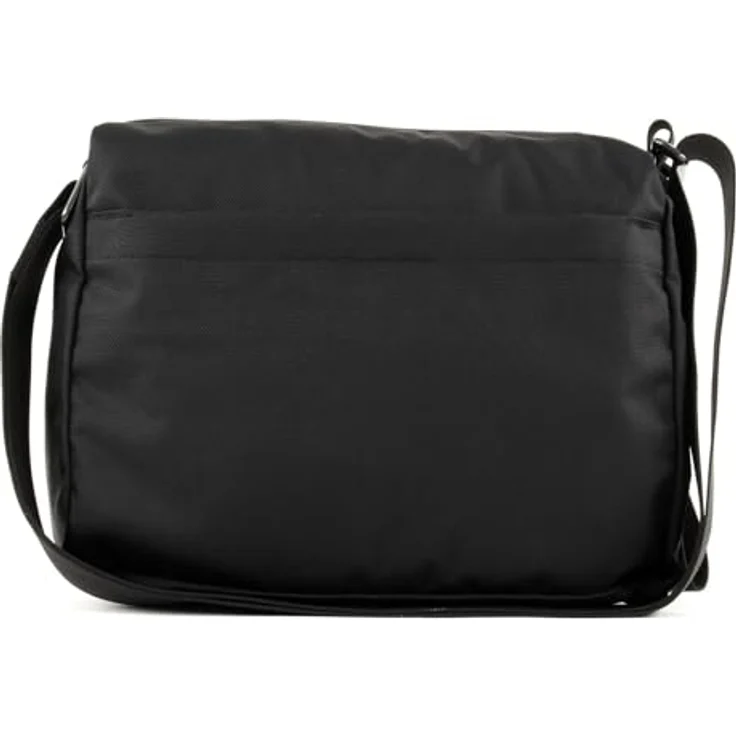 Mandarina Duck Umhängetasche MD20 Crossover Zip M, Schwarz, mit vielen Zipperfächern – Bild 3