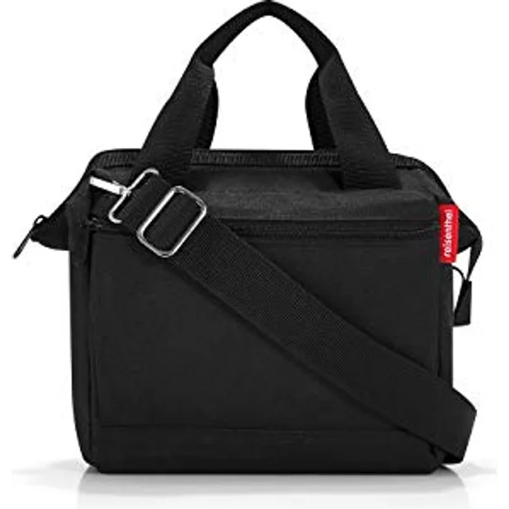 Reisenthel Handtasche allrounder cross, Bowling Bag mit 2 Tragevarianten, wasserabweisendes Polyester, Schwarz