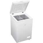 homeX FT1020-W Gefriertruhe | 98 L Nutzinhalt | Super-Frost-Funktion | Elektronische Temperaturregelung | Weiß