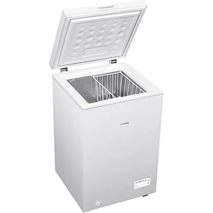 homeX FT1020-W Gefriertruhe | 98 L Nutzinhalt | Super-Frost-Funktion | Elektronische Temperaturregelung | Weiß