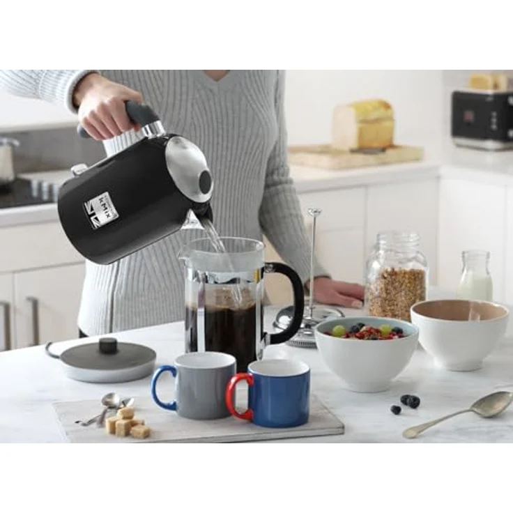 Kenwood ZJX650BK Wasserkocher kMix 2200 Watt, Metall, 1 Liter, schwarz – Bild 3
