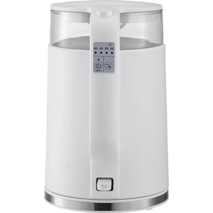 grossag Wasserkocher WK 24.00, Weiß, abnehmbarer 1,7 Liter Edelstahl-Topf mit 5 variablen Temperaturstufen und automatischer Warmhaltefunktion – Bild 2