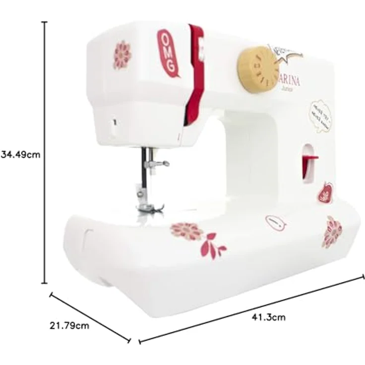Carina Junior Nähmaschine, weiß – Bild 6