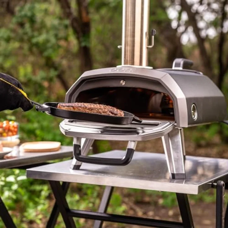 Ooni Karu 12G tragbarer Holz-, Holzkohle- oder Gasofen, Outdoor Pizzaofen, multi-brennstofffähig – Bild 7
