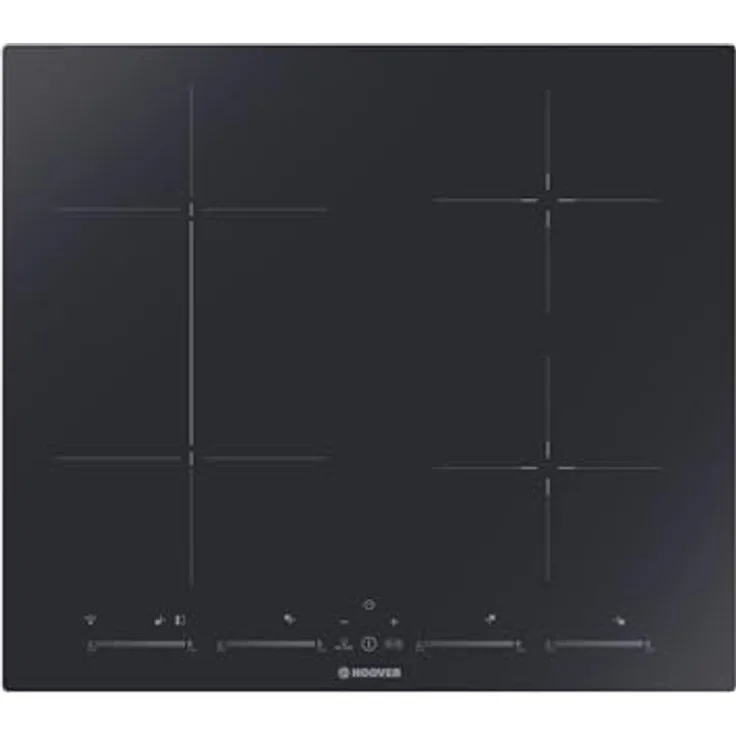Hoover HTPS64MCTTWIFI, Induktionskochfeld mit 4 Zonen, Wi-Fi und Bluetooth, schwarz