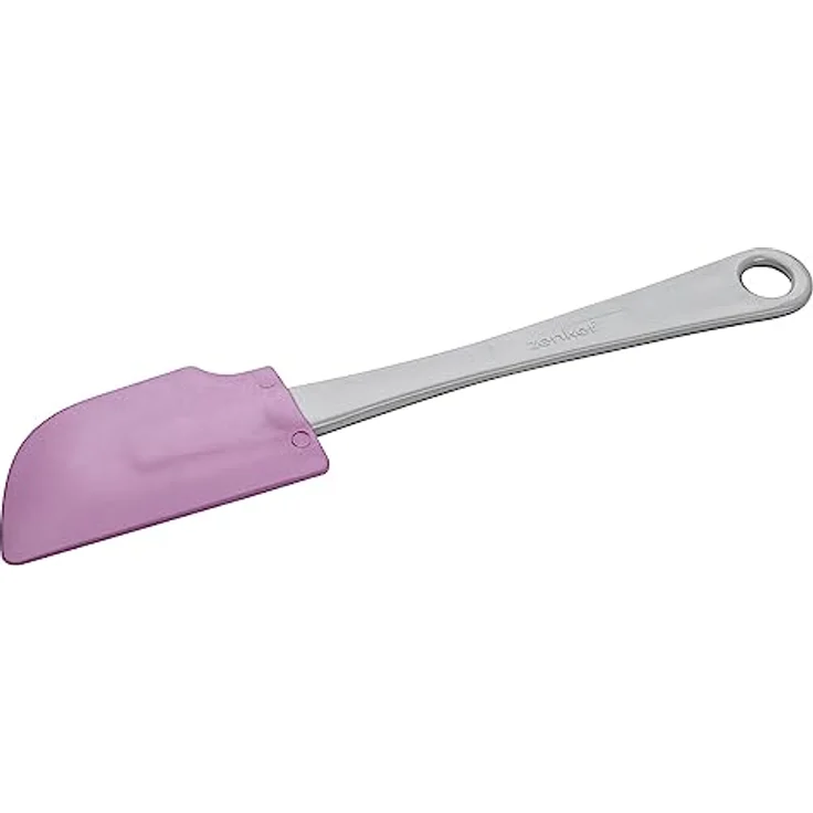 Zenker Teigschaber CANDY, Teigspachtel zum Verstreichen und Ausschaben von Teig und Sahne (Farbe: Lila-Grau), Menge: 1 Stück – Bild 4