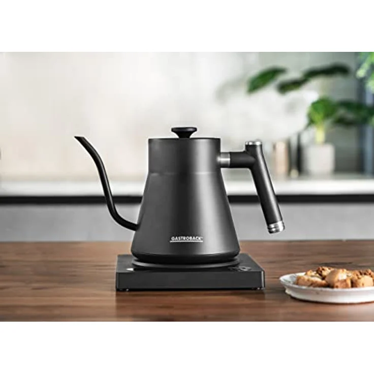 Gastroback Design Wasserkocher Pour Over Advance Wasserkocher, 1 Liter, 1200 Watt, Temperatureinstellung bis 100 °C, anthrazit – Bild 2