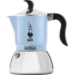 BIALETTI Espressokocher Fiammetta Induktion 4T, limitierte Sonderedition in hellem Blau, induktionsgeeignet, 150ml