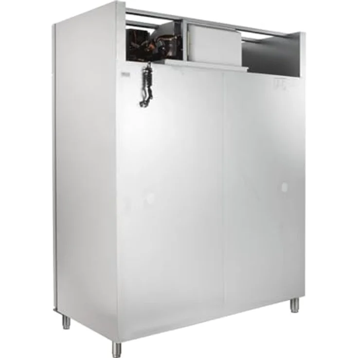 GASTROHERO Kühlschrank ECO 1400 GN 2/1 Monoblock, 1350 Liter Volumen, 6 verstellbare Einlegeböden, Edelstahl, digitale Temperaturkontrolle, Umluftkühlung – Bild 9