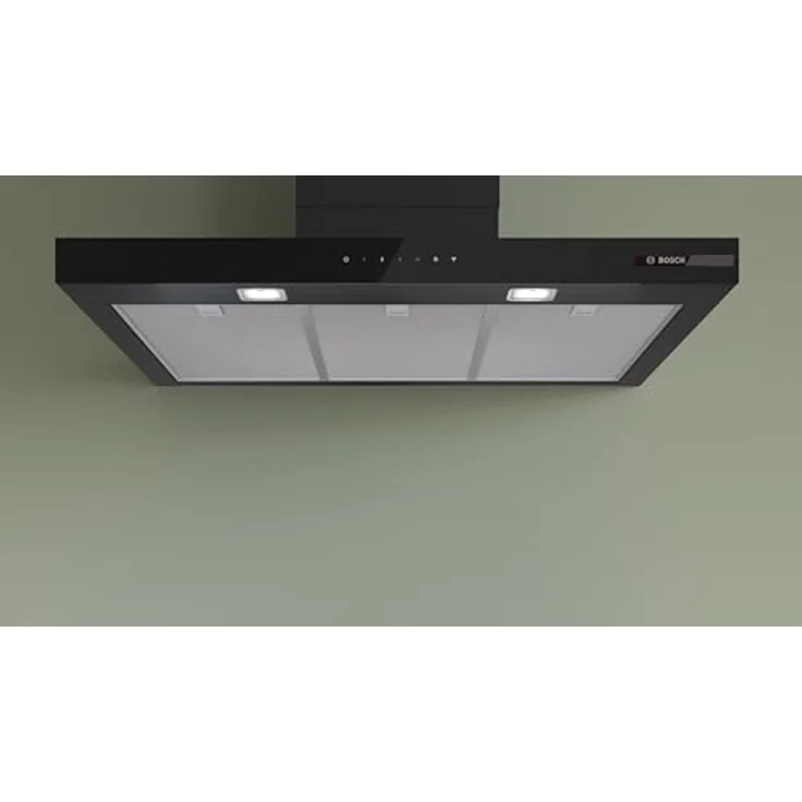 Bosch DWB97DN60, Serie 6 Wandesse, 90 cm, mattschwarz, Eco Silence Drive, Home Connect, dimmbare LED-Beleuchtung, Abluft- und Umluftbetrieb – Bild 4