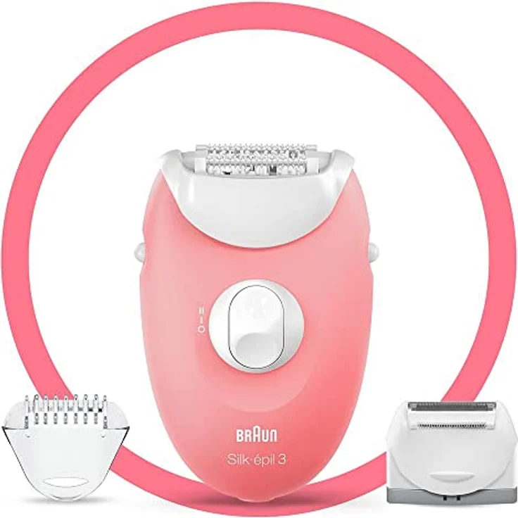 Braun Silk-épil 3 SE 3-440, 3-in-1 Epilierer mit 20-Pinzetten-System, kabelgebunden und Massagerollen – Bild 1