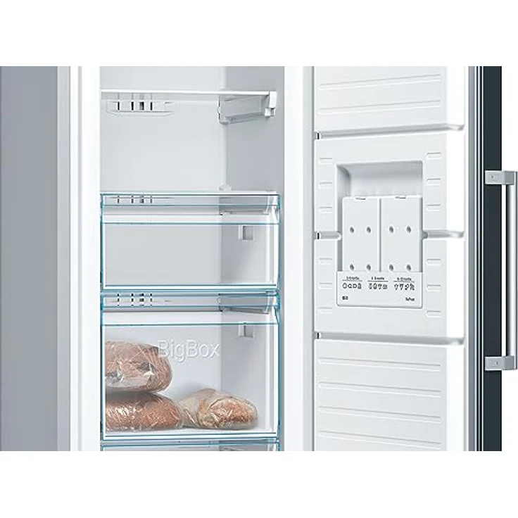 Bosch GSN36VBEP Serie 4 Gefrierschrank, 186 x 60 cm, 242 L, Vario Zone; Automatisches Super Gefrieren; No Frost; Big-Box-Schublade – Bild 3