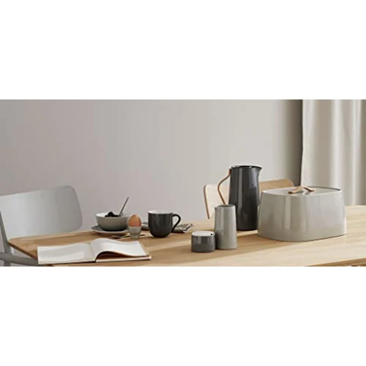 Stelton Emma Kaffee 1,2 l. -grau Isolierkanne, Kunststoff, 15.5 x 13 x 26 cm – Bild 4
