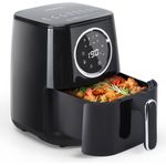 Aigostar Heißluftfritteuse XXL 4.2L, 8 Menü, Rezept, LED-Touchscreen, 1400W, BPA-frei - Preisvergleich