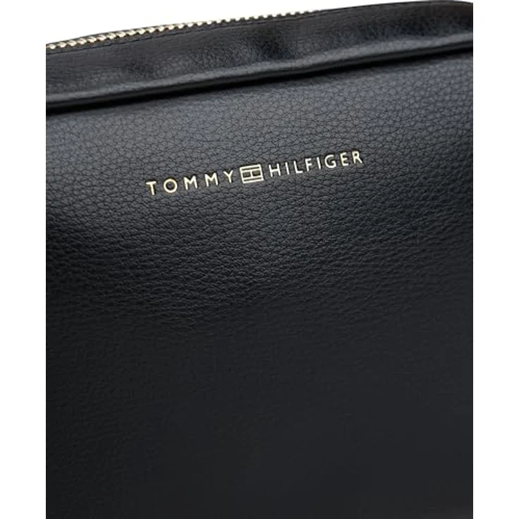 Tommy Hilfiger TH Logotape Umhängetasche, 20 cm, schwarz, 100% Polyurethan – Bild 3