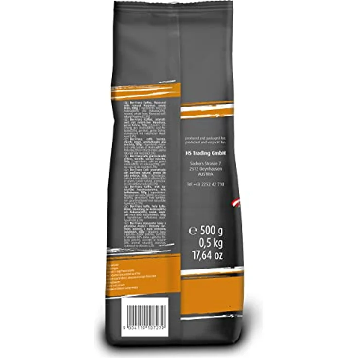 Der-Franz Kaffee, Mischung aus Arabica und Robusta, geröstet, ganze Bohne aromatisiert mit natürlicher Haselnuss UTZ, 3 x 500 g – Bild 2
