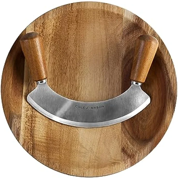 Cole & Mason Schneidebrett-Set Ashden 24 cm x 24 cm, Schneidbrett, Braun