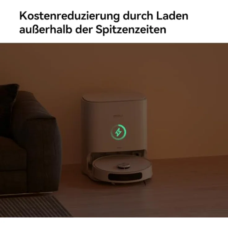 "Imou Nass-Trocken-Saugroboter RV3 2-in-1 Roboter Staubsauger mit Wischfunktion und Reinigungsstation, inkl. ausziehbarem Mopp, IMOU-SENSE KI-Algorithmus, extrastarke 8500 Pa Saugkraft, leistungsstarker 6400 mAh Akku, LIDAR-Mapping, automatische Teppicherkennung" – Bild 8