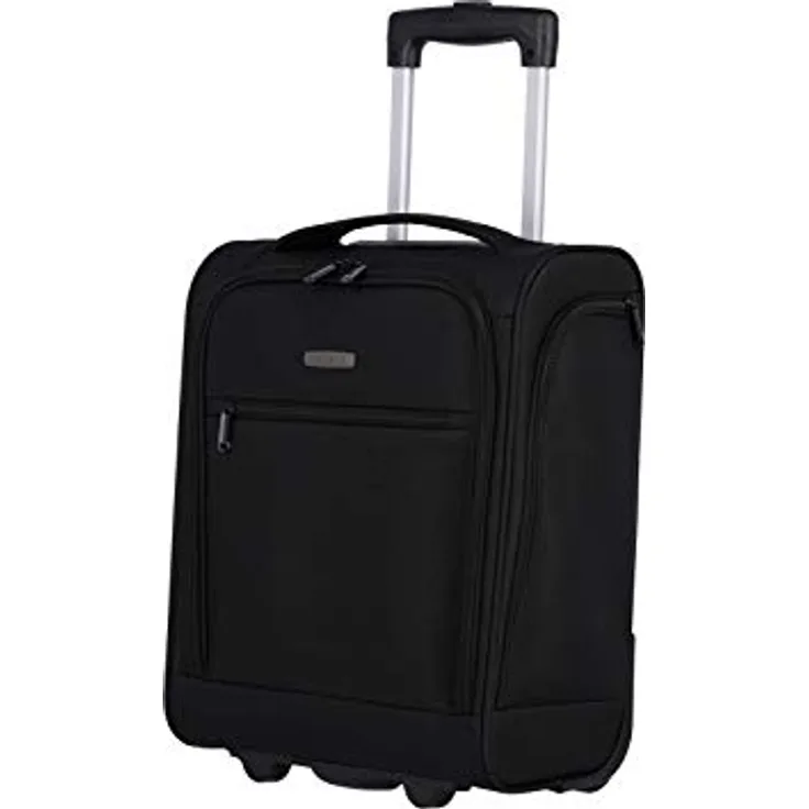 travelite 2-Rad Handgepäck Koffer mit Liquids Bag erfüllt IATA Bordgepäck Maß, Gepäck Serie CABIN Underseat: Kompakter Weichgepäck Trolley, 43 cm, 28 Liter