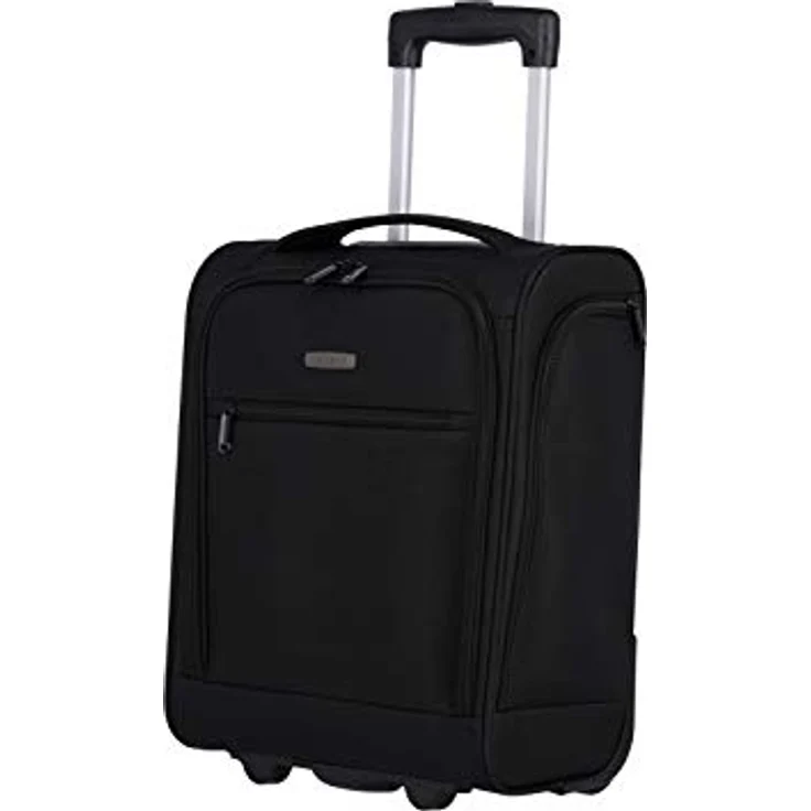 travelite 2-Rad Handgepäck Koffer mit Liquids Bag erfüllt IATA Bordgepäck Maß, Gepäck Serie CABIN Underseat: Kompakter Weichgepäck Trolley, 43 cm, 28 Liter – Bild 1