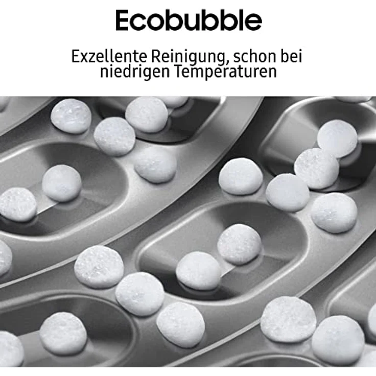 Samsung WW11BBA049AB/EG Waschmaschine, 11 kg, 1400 U/min, AI Ecobubble-Technologie, BESPOKE Flat Design mit SpaceMax Technologie, Hygiene-Dampfprogramm, FleckenIntensiv-Funktion, Schwarz – Bild 5