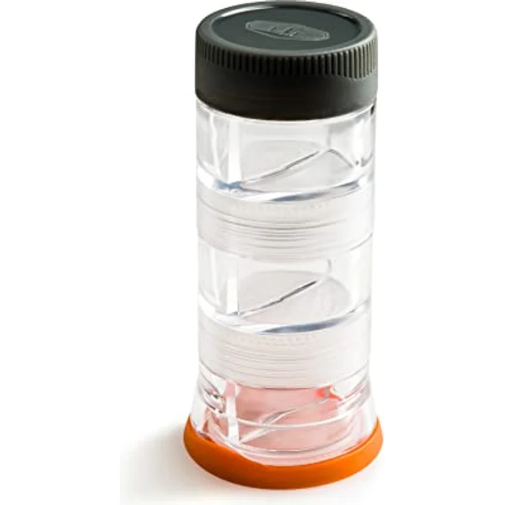 GSI Outdoors Spice Rocket, Unisex Gewürzspender für Outdoor, farblos, Einheitsgröße mit 3 Doppelkammern und einfacher Reinigung – Bild 1