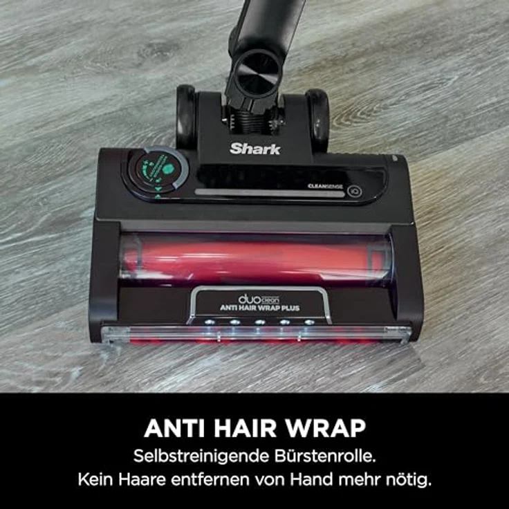 Shark Stratos Akku-Staubsauger IZ400EUTBK, kabellos, beutellos, bis 60 Min. Laufzeit, für Tierhaare und Allergiker, grau/roségold mit Auto-Kit und Knickgelenk-Rohr – Bild 3