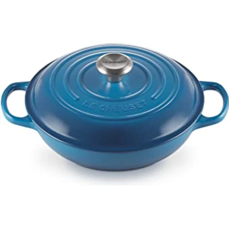 Le Creuset Signature Gusseisen Gourmet-Profitopf, Rund, Ø 26 cm, 2 l, Für alle Herdarten inkl. Induktion geeignet, Marseille – Bild 2