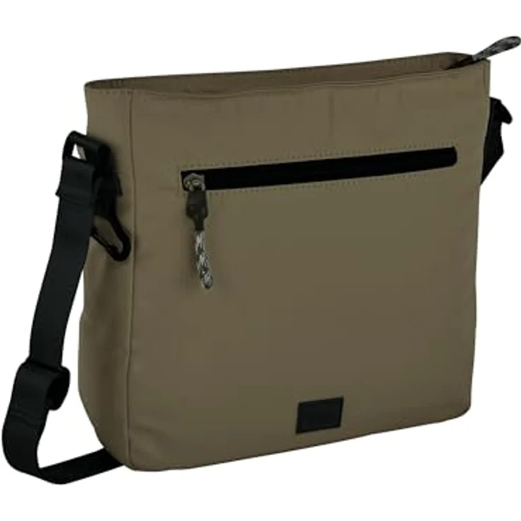 camel active Terra Umhängetasche, 28 cm, grünes Polyester mit Reißverschlussfach und Organizer – Bild 2