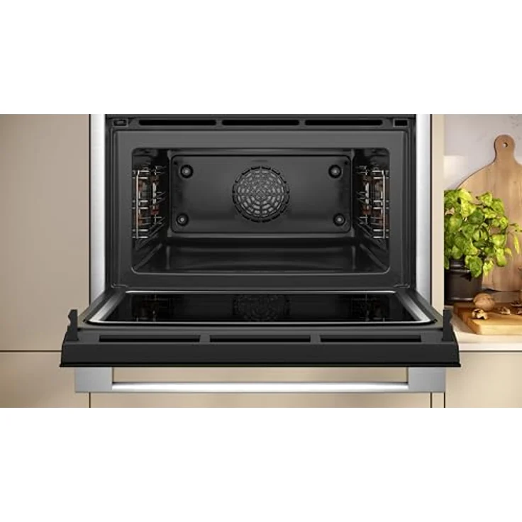 Neff C24MR21N0 Compact-Backofen N70, Integrierbarer Backofen mit Mikrowelle 60 x 45cm, Full Touch TFT-Display, Inverter-Technologie, Soft Open & Close, Favorit, Edelstahl – Bild 2