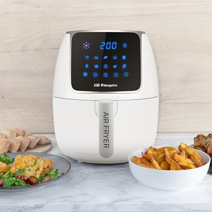 Orbegozo FDR 64, Fritteuse ohne Öl, 1500 W, 4 l, Weiß-Schwarz – Bild 4