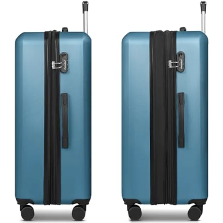Check in Paradise 2.0 Koffer, XL Trolley 52 x 30 x 78 cm, stoßfestes ABS Material, erweiterbar, Teleskopgriff, 110 Liter Volumen – Bild 3